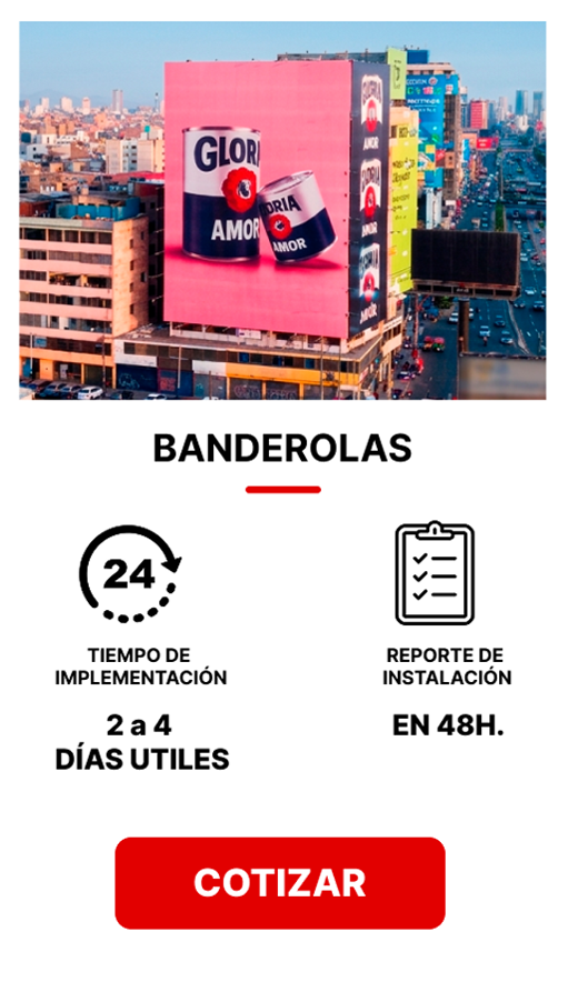 tarjeta banderolas