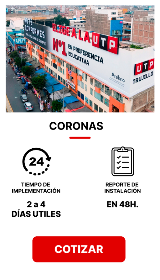 tarjeta coronas