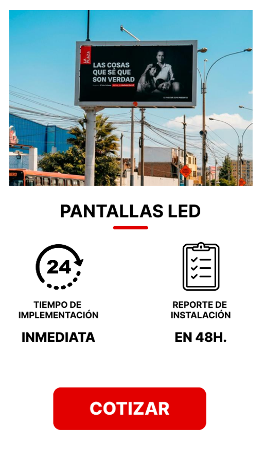 tarjeta pantallas led